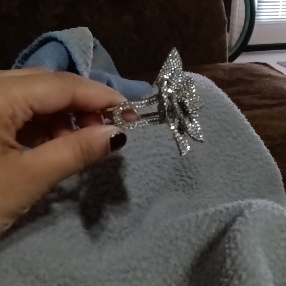 Sterling silver bracelet with cubic zirconia stones